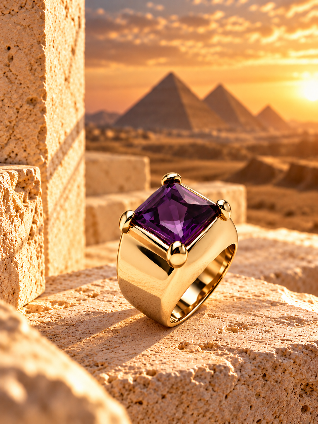 Anello Keope Ametista
