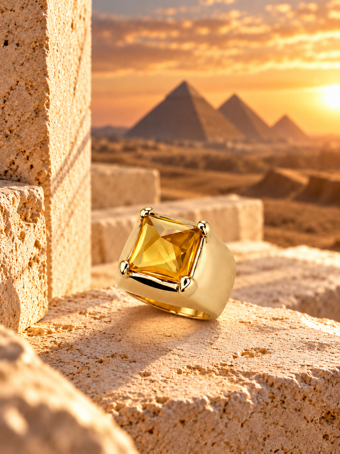 Anello Keope Citrino