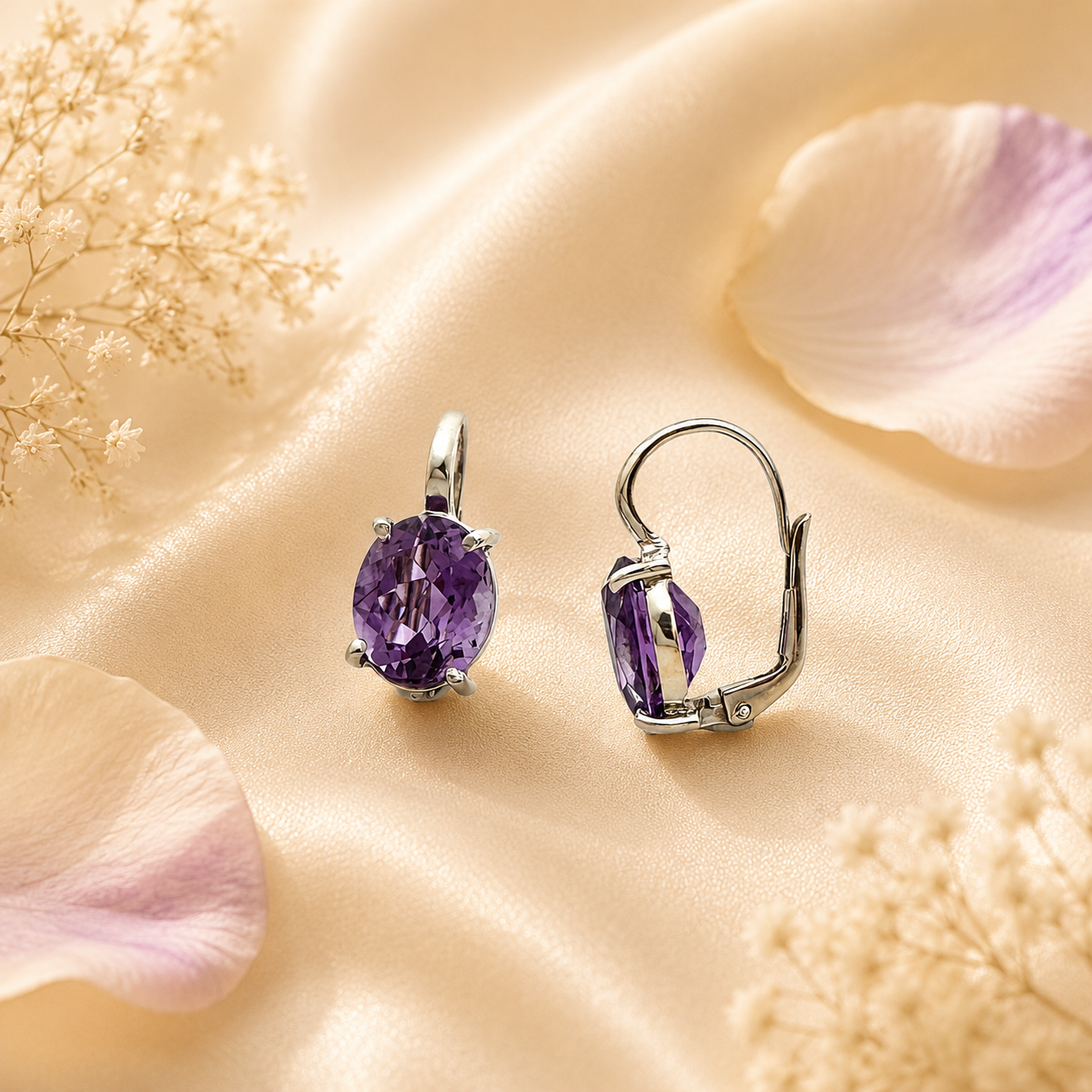Orecchini Petali Violetta