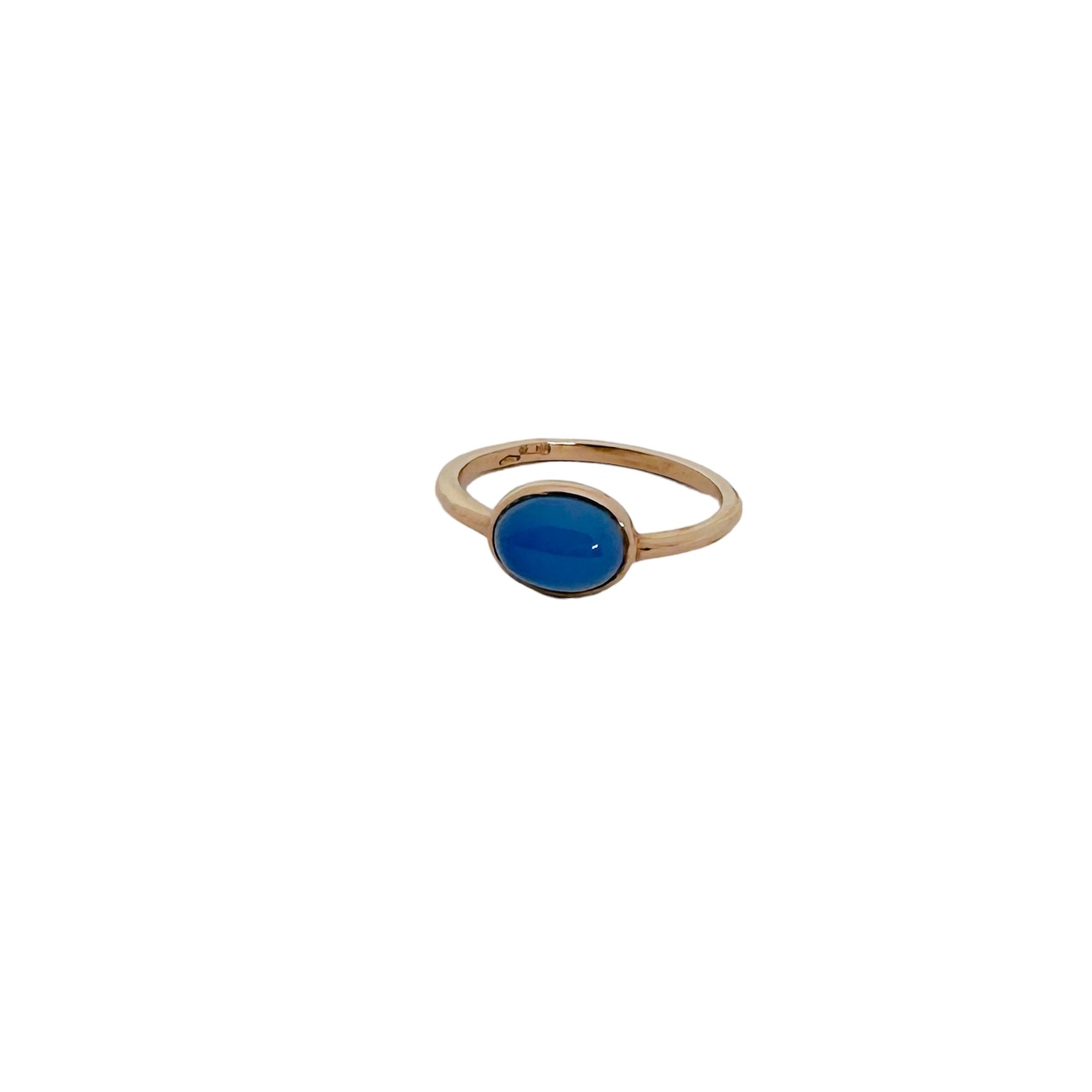 Anello BonBon Agata Blu