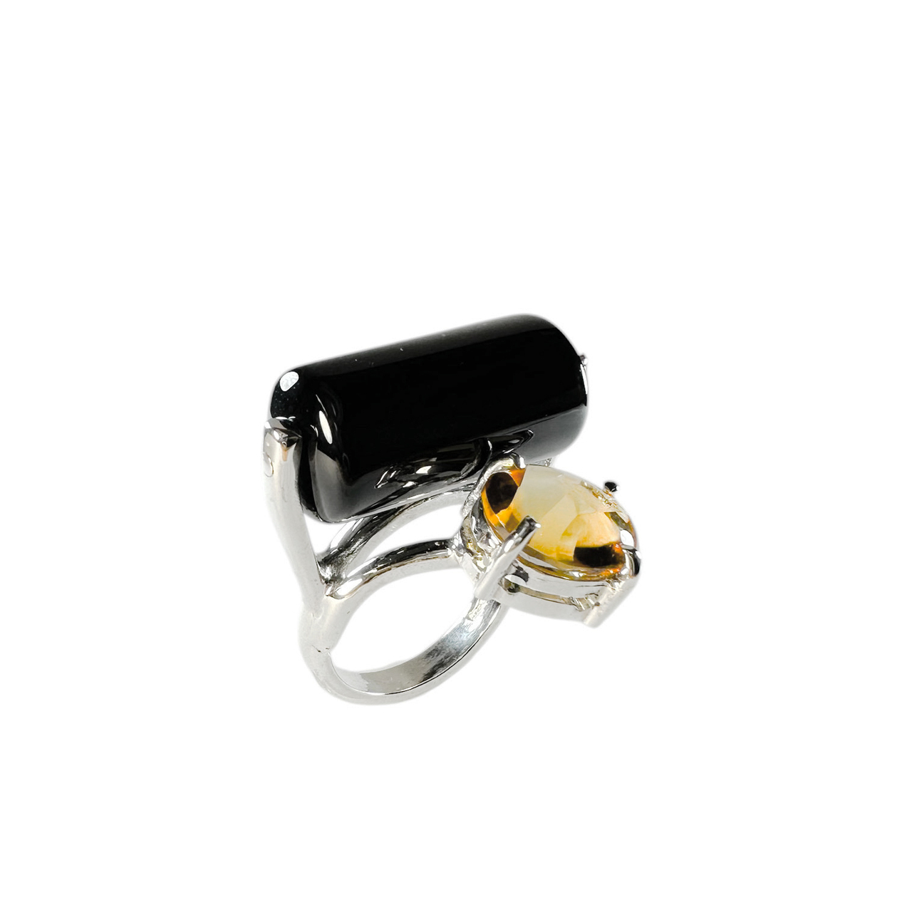 Anello Details Citrino