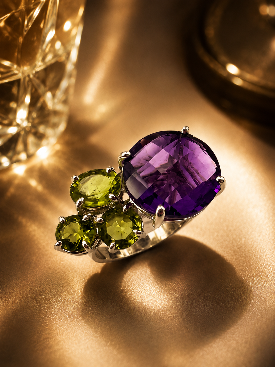 Anello Cocktail Velvet Violet